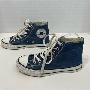 Converse Denim Blue High-Top Sneakers US 8